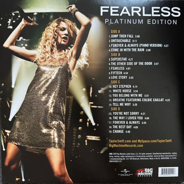 Fearless (Platinum Edition) — Taylor Swift