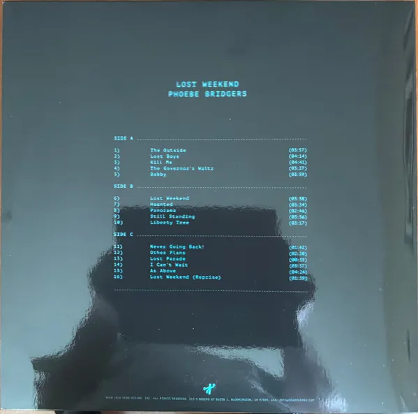 Lost Weekend — Phoebe Bridgers
