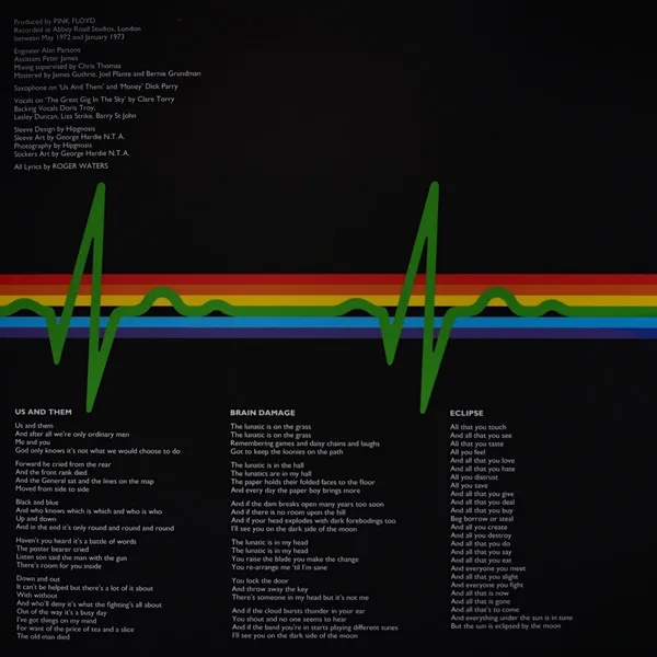 The Dark Side Of The Moon — Pink Floyd