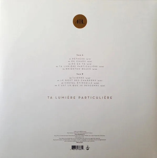 Ta Lumière Particulière — Autour De Lucie