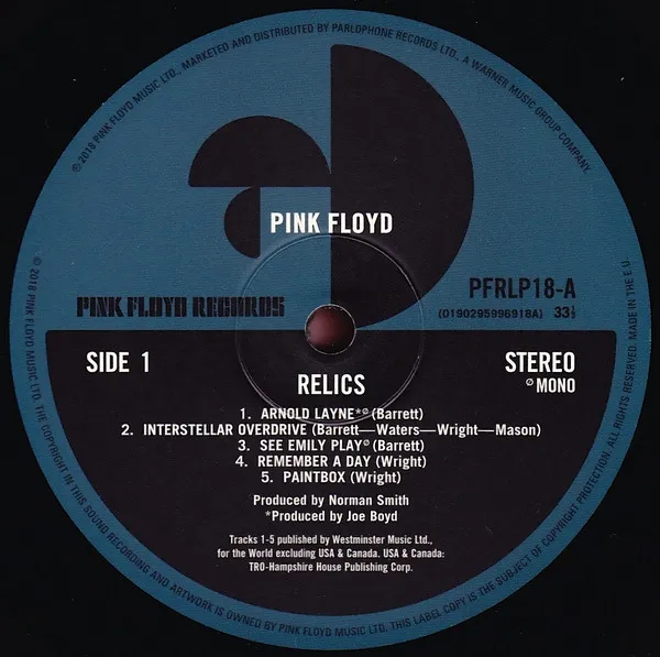 Relics — Pink Floyd